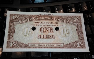 British Armed Forces 1 Shilling 4th series M32b (1962) UNC