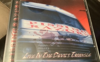 PISSING RAZORS / Live In The Devil’s Triangle cd.