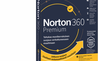 Norton 360 PREMIUM 10 laitteelle.