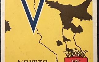 Kenttäpostikortti Voitto 1943 Karjalan vaakuna