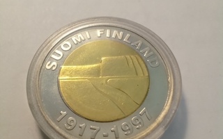 Suomi 25 mk 1997 itsenäisyys 80v