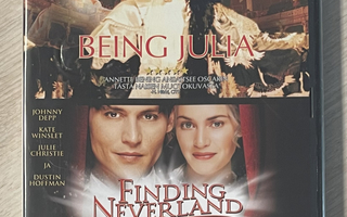 Kaikki rakastavat Juliaa & Finding Neverland (2DVD) *UUSI*