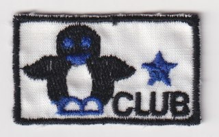Club - kangasmerkki (pingviini)