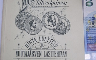 VANHA Hinta-Luettelo Nuutajärvi Lasitehdas 1882/1969