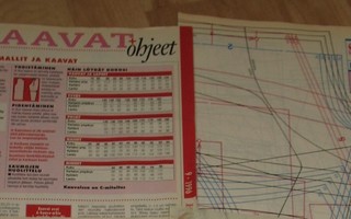 Kaava-arkit Suuri Käsityölehti 9/1996