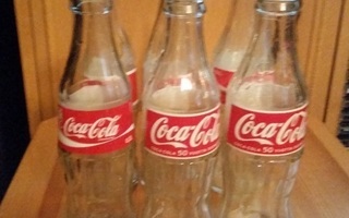 Coca-Cola lasipulloja 6kpl 0,2l