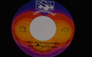 7" PEGGY SCOTT & JO JO BENSON - Pickin Wild - single 1969 EX