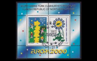 Turkki Kypros 516-7BL19 o Europa (2000)