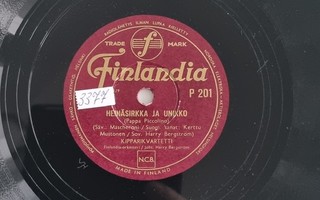 Savikiekko 1954 - Kipparikvartetti - Finlandia P 201