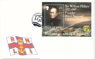 Isle of Man  FDC Lifeboat institution.