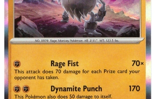 Pokemon ANNIHILAPE hp 140 109/198 Rare Holo