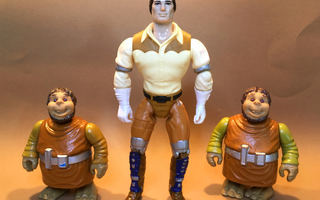 3 kpl Bravestarr figuureja (Mattel/Filmation 1986)