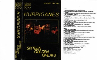 Hurriganes - Sixteen Golden Greats C-kasetti