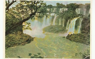 Postikortti Iguassun vesiputouksista