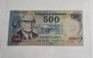 500mk 1975, A0008202*, KA I-Tör, w.rahak.KOKOELMA