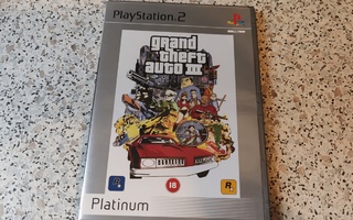 Grand Theft Auto III GTA 3 + Kartta (PS2)