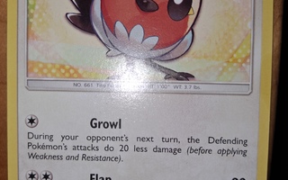 Pokemon keräilykortti Fletchling 109/145 Guardians Rising