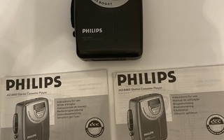 Philips AQ 6463 kannettava kasettisoitin