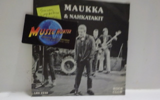 MAUKKA & NAHKATAKIT -  TAHDON SOTAA... EX-/EX+ SUOMI 1979 7"