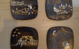 IITTALA JUHLAVUOSI  SEINÄLAUTASET