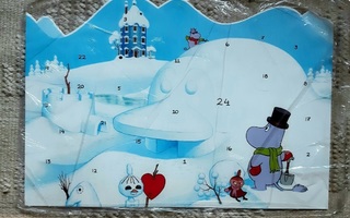 Muumi-joulukalenteri uusi 28×42cm
