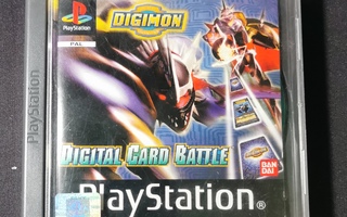 PS1: Digimon Digital Card Battle ("CIB") (Kansipaperi uupuu)