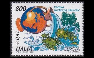 Italia 2762 ** Europa vesi (2001)