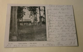 Suomussalmi, orpokoti Betania pihan puolelta, mv pk, p. 1918