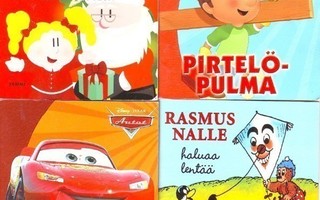 4 x pikkukirja - Hertta, Mainio Manu, Rasmus Nalle