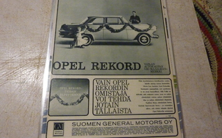 Opel Rekord -63 mainos