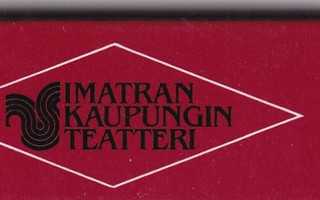Imatra, Kaupungin teatteri  , aski tikut käyttämätön  b473