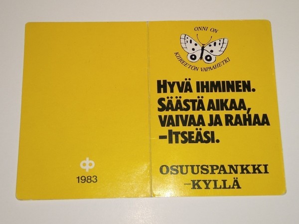 TASKUKALENTERI 1983 OSUUSPANKKI 