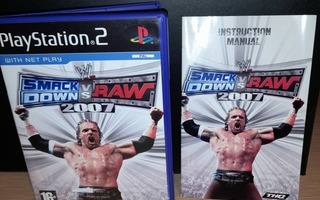 Smackdown vs Raw 2007 PS2 kotelo ja ohjeet