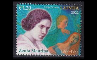 Latvia 1175 ** Kirjailija Zenta Maurina (2022)