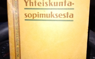 Rousseau : Yhteiskuntasopimuksesta ( SIS POSTIKULU )