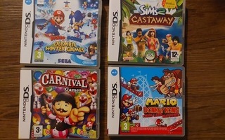 Nintendo DS pelejä 7kpl
