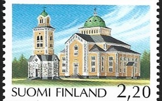 1988 Kuvamerkki Kerimäen kirkko  2,20 mk yHS ** LaPe 1034 a)