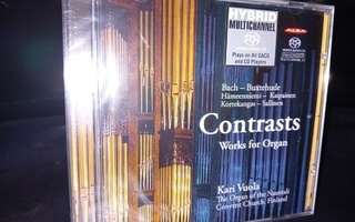 SACD Kari Vuola : Contrasts - Works for Organ ( UUSI ) SIS P