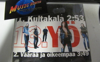 YÖ - KULTAKALA / VÄÄRÄÄ JA OIKEEMPAA CD SINGLE SLIM CASE+