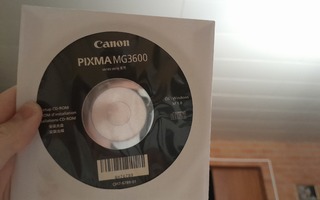 Canon PIXMA MG3600 Setup CD-ROM cd