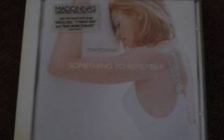 MADONNA - SOMETHING TO REMEMBER CD kokoelma