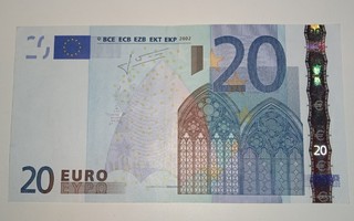 Euroseteli Suomi 20 EURO L/G005 Trichet