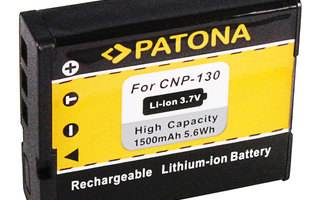 Casio NP-130 yhteensopiva Li-ion akku 1500mAh