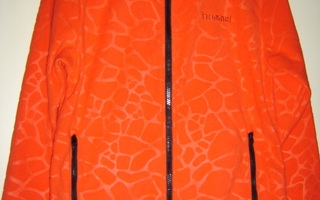 UUSI oranssi HUMMELIN vetoketjullinen fleecetakki, 150 cm