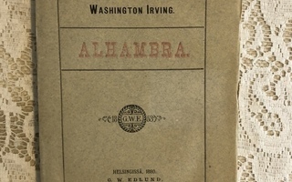 Washington Irving: Alhambra. 1880.1.painos.