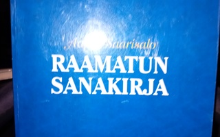 Aapeli Saarisalo  :  Raamatun sanakirja  ( SIS POSTIKULU )