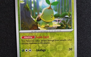 Pokemon kortti Turtwig 010/162 reverse holo