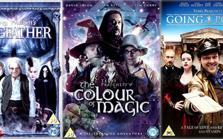 Hogfather + Colour of Magic + Going Postal, T.Pratchett 3DVD
