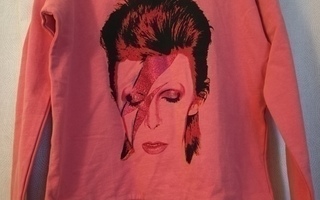 Mango Kids pinkki paita David Bowie 152 UUSI