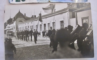 VANHA Valokuva Urheilijoiden Marssi Mikä Paikkakunta? 1920-l